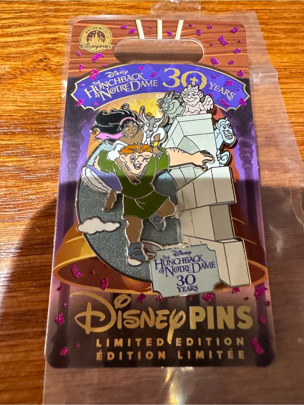 2026 Disney The Hunchback of Notre Dame 30th Anniversary Pin LE 1750 NEW